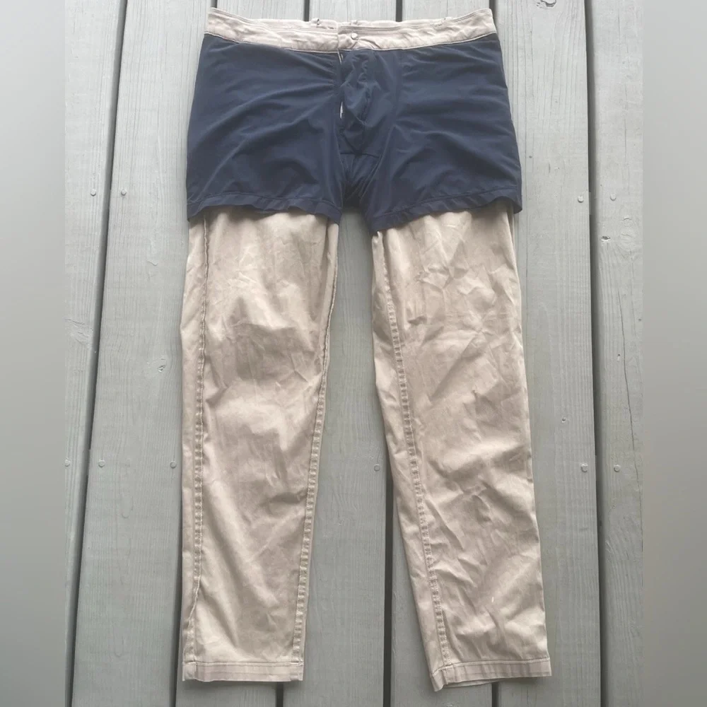 Birddogs Jeff Pesos Driftwood Khaki Performance Stretch Pants Men’s 34x30 Lined - Picture 3 of 13